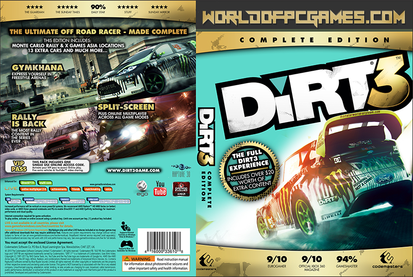 Dirt 2 Mac free. download full Version